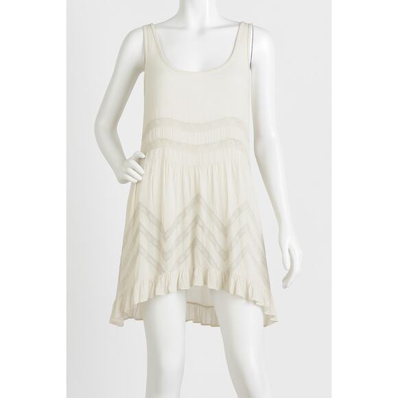 Intimately Free People Ivory Tank Dress Size Medium Boho Style - Picture 1 of 6